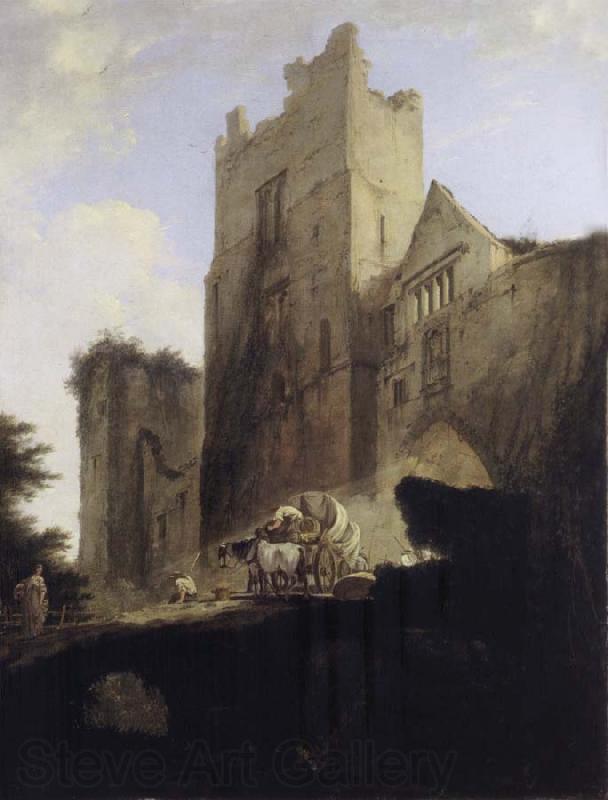 William Hodges View of Part of Ludlow Castle in Shropshire Norge oil painting art